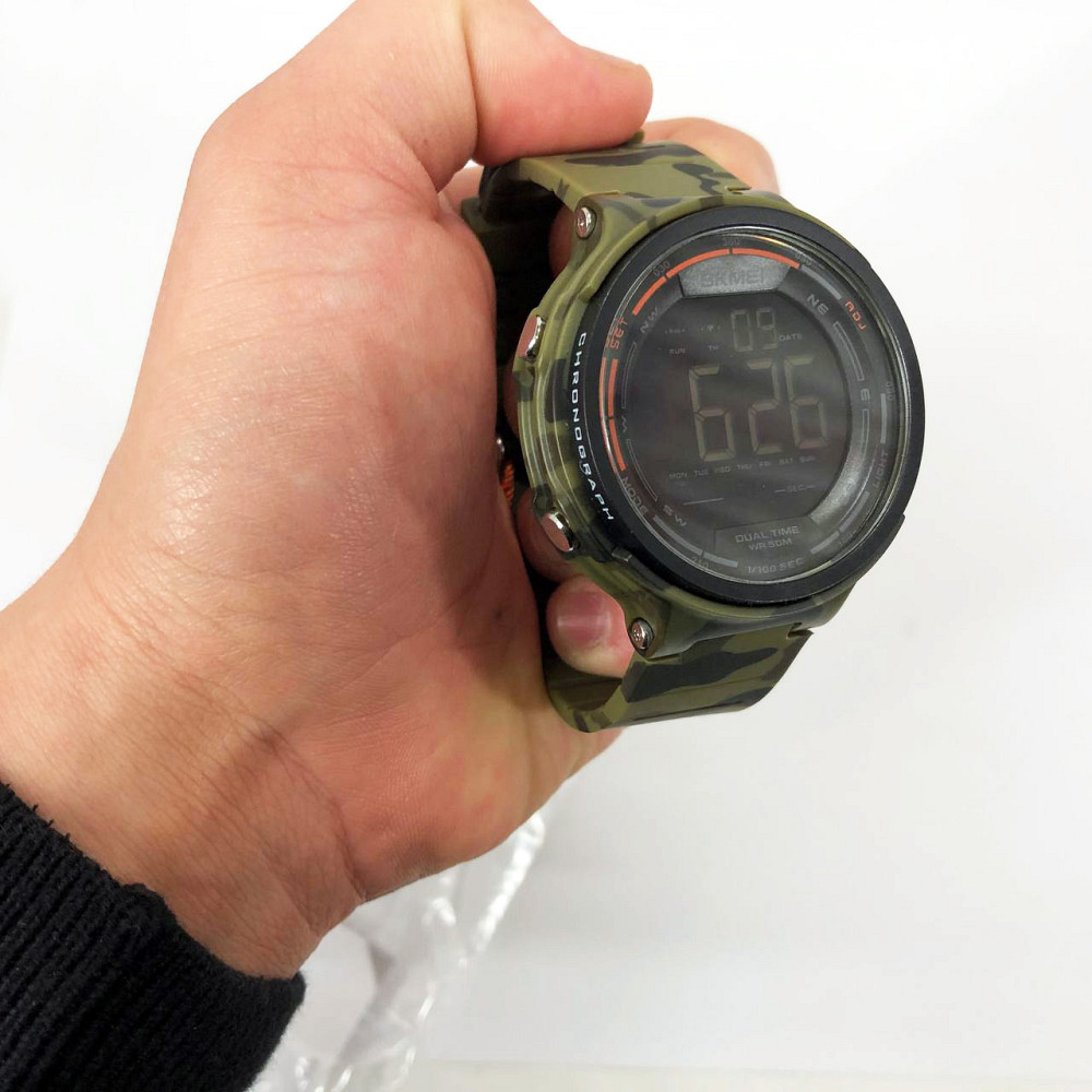 Практичные спортивные мужские часы SKMEI, Армейские часы противоударные для активных военных UK-73 Львов - изображение 3