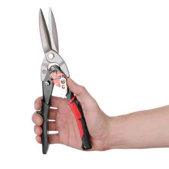 Ножиці по металу подовжені 300 мм прямі, Cr-Mo, професійні, STORM INTERTOOL NT-0504 Київ