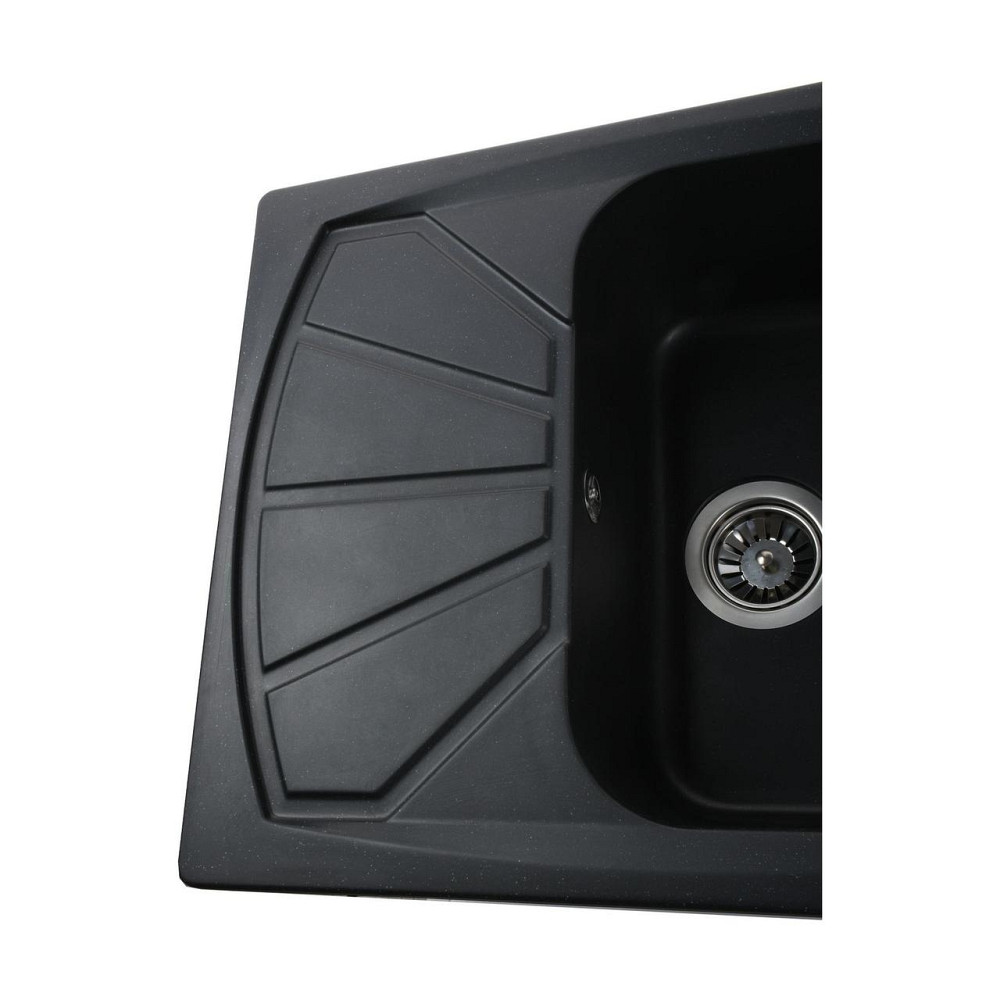 Гранитная мойка Globus Lux TANA черный 610х500мм-А0002 Киев - изображение 4
