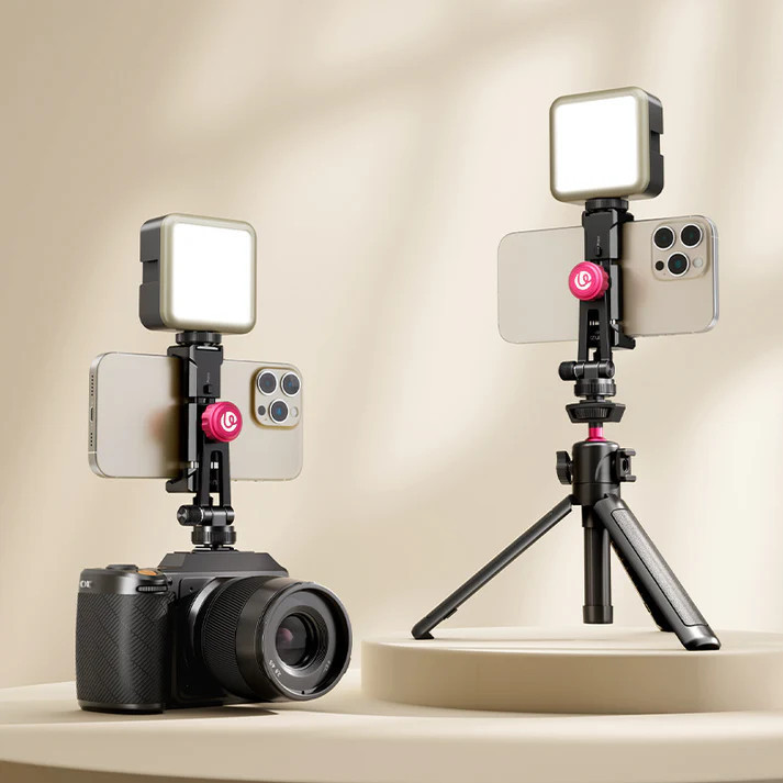 Тримач для телефону на штатив або камеру алюмінієвий з нахилом та поворотом Ulanzi MA61 Київ - фото 6