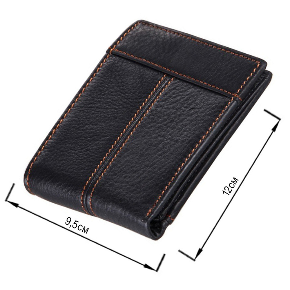 Гаманець чоловічий Vintage 14227 Чорний Київ - фото 8