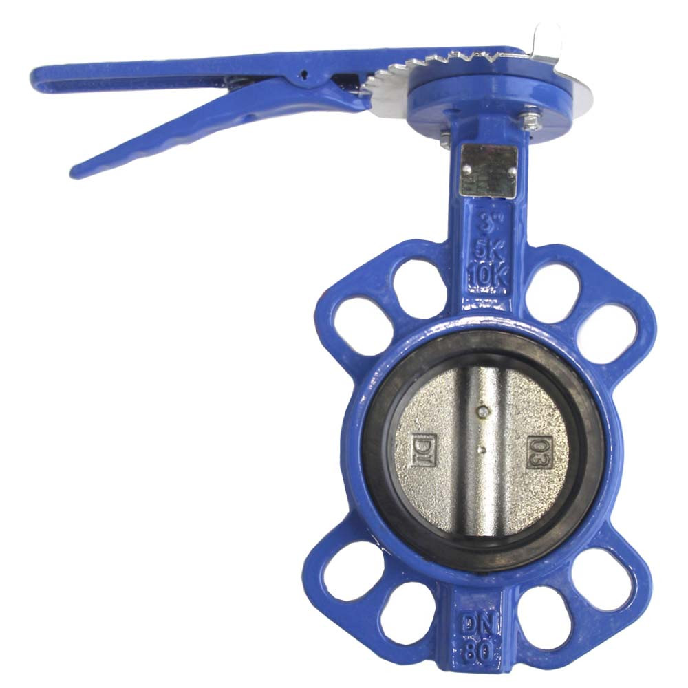 Flora Затвор межфланцевый "баттерфляй" 3'' корпус чугун (GGG50) диск чугун (GGG50) EPDM PN16 FL Коломия - фото 1