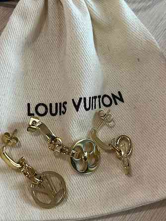 Луї Віттон сережки / Louis Vuitton сережки 3 шт в комплекті Одеса