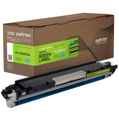 Тонер-картридж Patron HP 130A (CF351A) Green Label, cyan (PN-130ACGL) Вінниця - фото 1