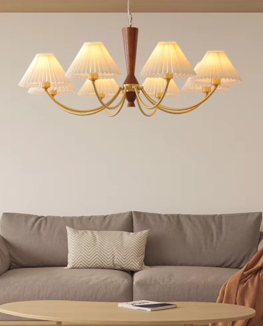 Світлодіодна люстра Пем 5031 (Золотий) на 3 плафони Вінниця - фото 8