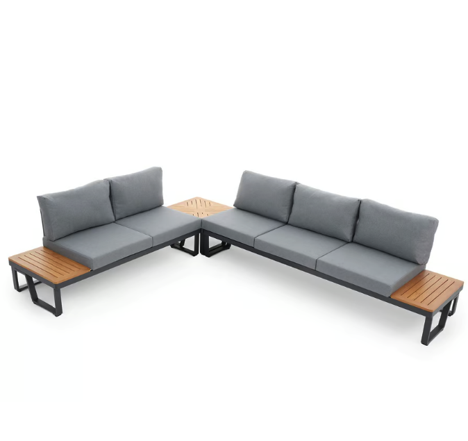 Комплект садових меблів Di Volio Veledo графітовий Київ - фото 6