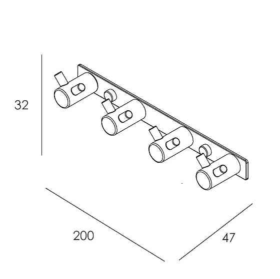 Гачки для рушників у ванну IMPRESE SKALA четверний хром Київ