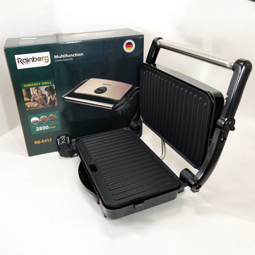 Сендвичница бытовая электрическая, Электрический гриль для мяса, Грильница для стейков LW-60 Львов - изображение 1