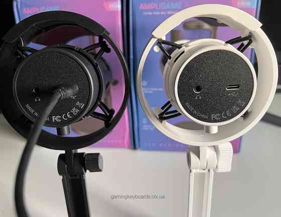 Новый Микрофон Fifine AmpliGame A8 с RGB подсветкой, USB-C Киев
