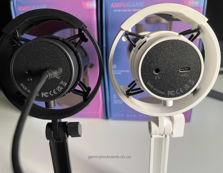Новый Микрофон Fifine AmpliGame A8 с RGB подсветкой, USB-C Киев - изображение 2