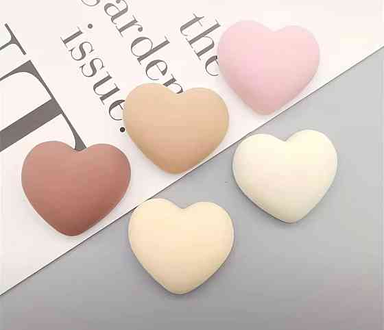 Декоративные элементы сердце из смолы для рукоделия и декора набор 20 шт Киев