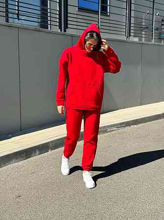 Теплый костюм женский Красный M/L Харьков