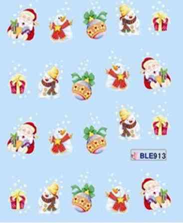 Новогодние наклейки на ногти Киев