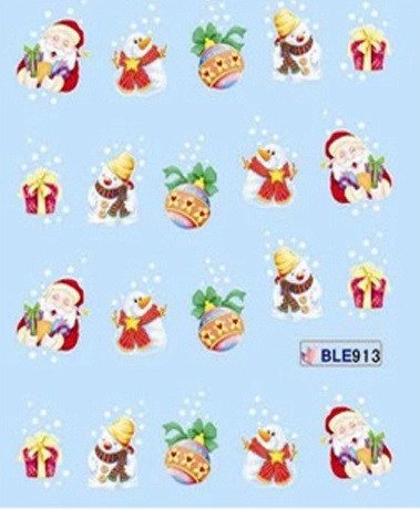 Новогодние наклейки на ногти Киев - изображение 1