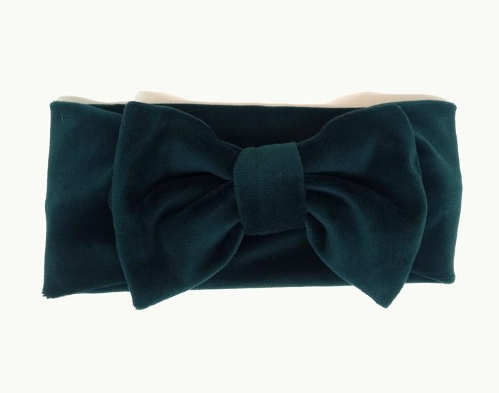 Пов'язка для волосся молодіжна темно-зелена Київ - фото 1