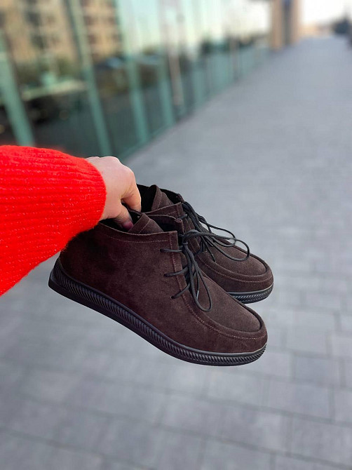 Arcoboletto Черевики жіночі Arcoboletto 305 шоколадні (весна-осінь, замша натуральна) (5771) Коломыя - изображение 8