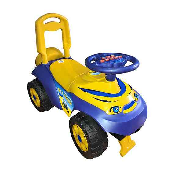 Дитяча каталка толокар "Машинка" 0142/17UA, музична, до 35 кг Вінниця