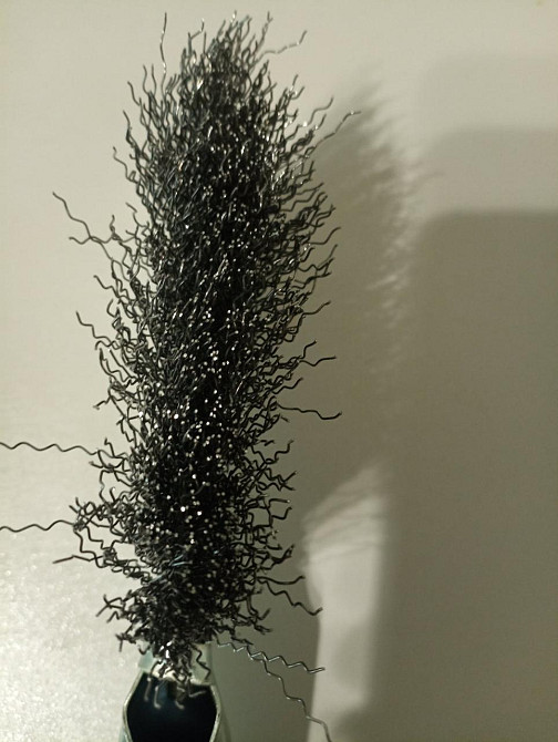 Ручна щітка дротяна "SzczotPol", сталеві дротики, металева ручка, 240 мм Київ - фото 3