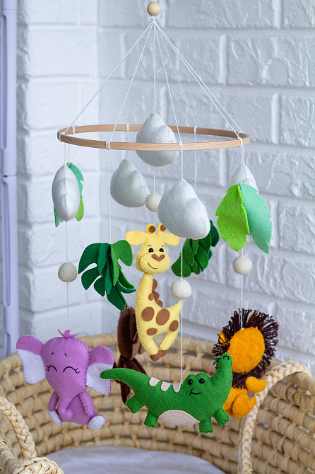 Музичний мобіль WoolyFox«Африка» з 35 мелодіями Київ - фото 10