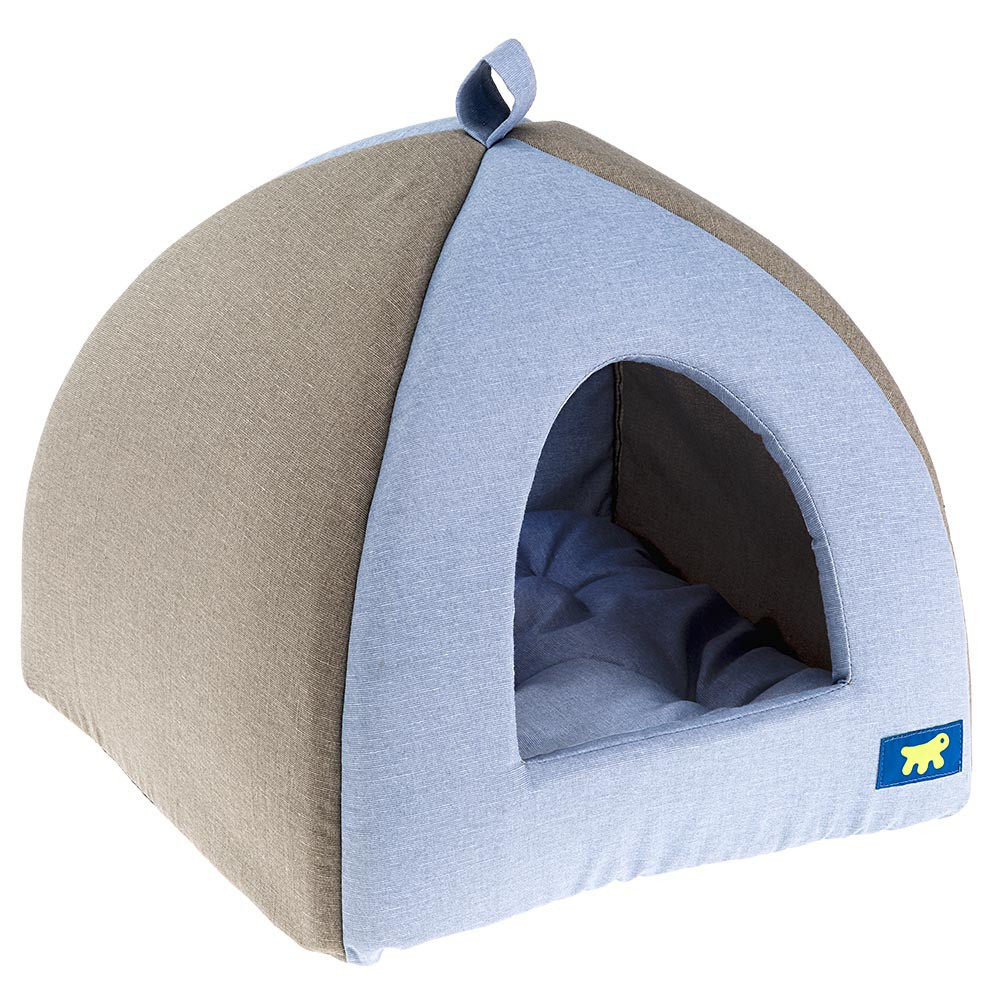 М'який будиночок - юрта для котів і маленьких собак Ferplast Tipi Medium (Ферпласт Типи Медіум) Голубий Запоріжжя - фото 1