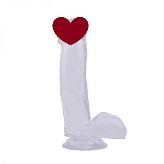 Фалоімітатор 7.0 Inch Dildo, Clear Sex Aura Київ