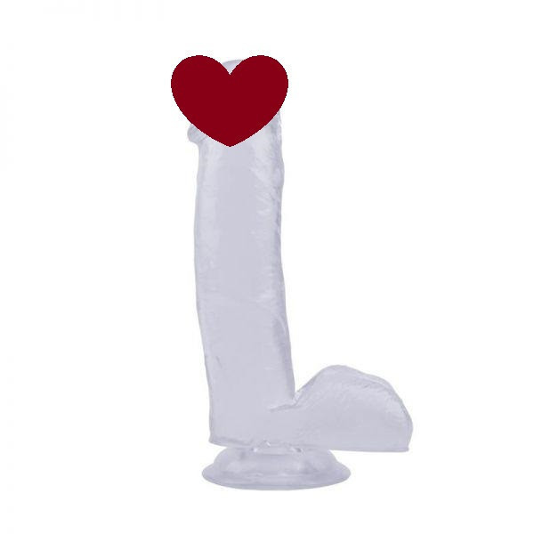 Фалоімітатор 7.0 Inch Dildo, Clear Sex Aura Київ - фото 1