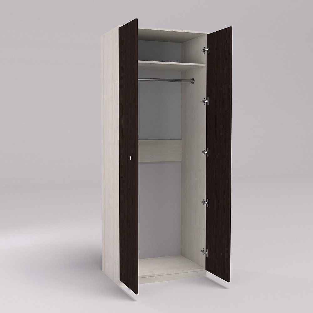 Шкаф Favorit F-13, Дуб Шамони Светлый/Венге Магия, 800х530х2100 Львов - изображение 2