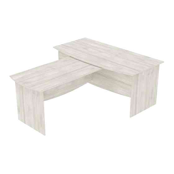 Стіл для переговорів Лідер, Дуб Шамоні Світлий, 1800/2220/760 Львів