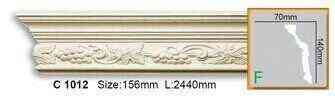 Карниз полиуретановый с орнаментом Gaudi Decor C 1012 Днепр