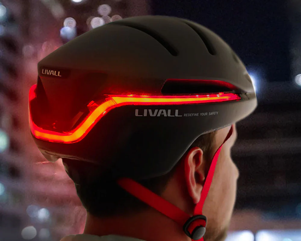 Захисний шолом Livall EVO21 (L) Dark Night (58-62см), передній та задній ліхтар поворотів та стопів, додаток, Bluetooth, пульт Київ - фото 9