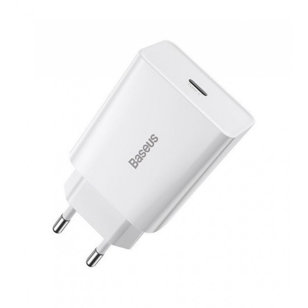 Мережевий зарядний пристрій Baseus Speed Mini Quick Charger 1C 20W EU White Київ - фото 5