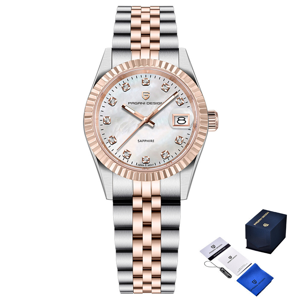 Pagani Design PD-1794L Silver-Rose Gold-White Київ - фото 1