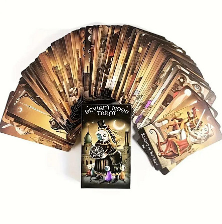 Карти Таро Deviant Moon Tarot, Таро Божевільного місяця, колода з 78 карт для ворожіння Київ - фото 4
