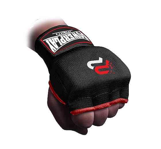 Бинти-рукавиці PowerPlay 3096 з гелевими подушечками Чорні L Луцьк