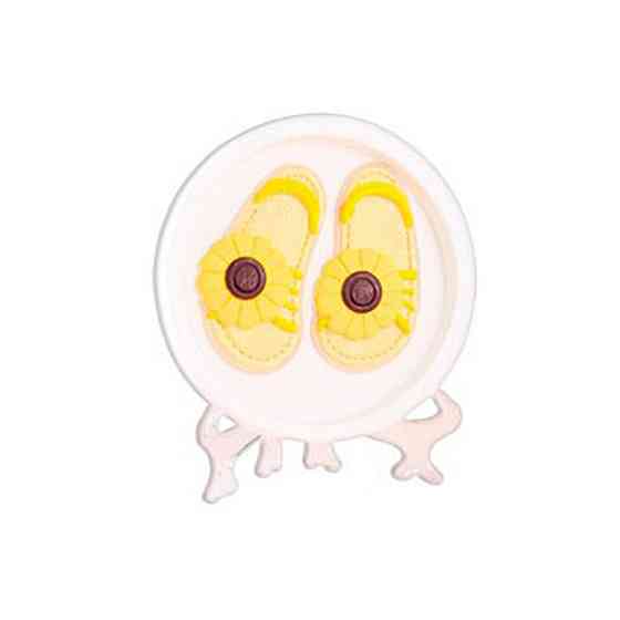 Набір для гіпсової розмальовки "Капці" YG0230-4 з підставкою, 11 см Вінниця