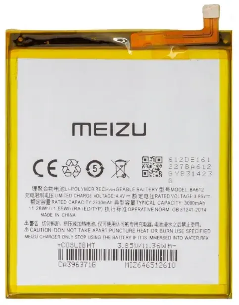 Б/У Акумулятор для Meizu M5S (M612H, M613H) / BA612 (3000 mAh) Дніпро - фото 1