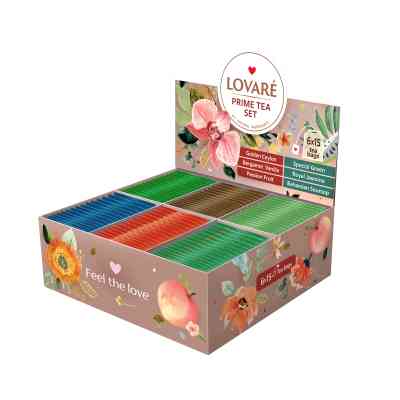 Чай Lovare Prime Tea Set 90 пакетиков ассорти (lv.79914) Винница