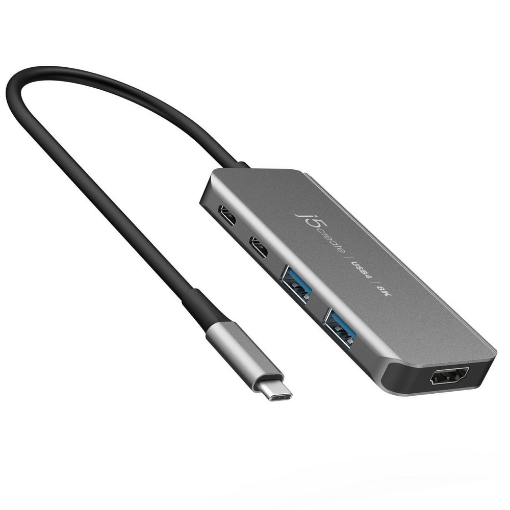 USB-хаб J5create USB-C 5-в-1 Grey (JCH453-N) ( 14783 ) Харків - фото 1