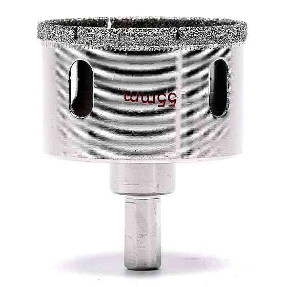 Алмазні коронки, коронки для плитки, коронки для розеток, коронки по керамограніту, коронки для плитки 55 мм (973059445) Київ