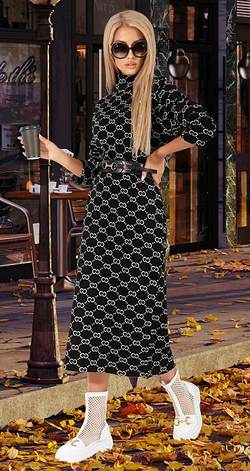 Двойное вязаное платье (46-48) Киев - изображение 4