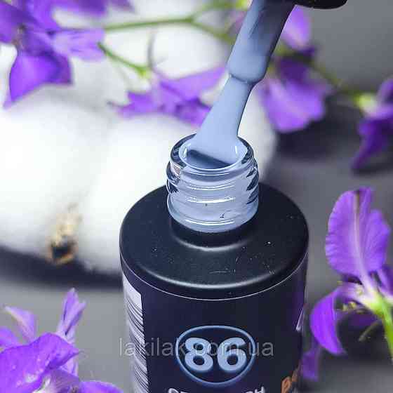 Гель-лак для нігтів Bee Nails 086 (блакитний з сірим підтоном) 8мл Херсон