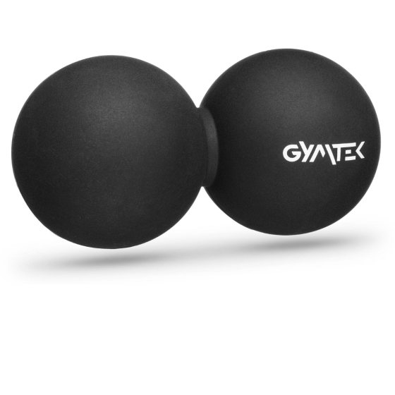Масажний м'яч Gymtek 63 мм подвійний чорний Киев