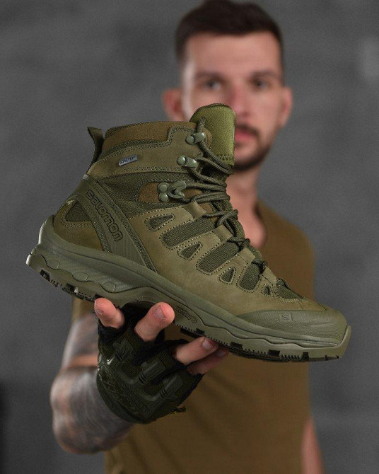 Берці тактичні Salomon Quest 4D GTX Forces 2 оливи ВТ4369 Одеса - фото 18