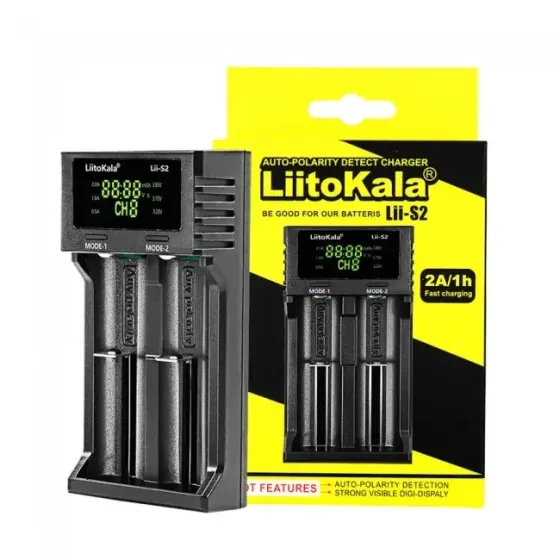 Універсальний зарядний пристрій LiitoKala Lii-S2 Li-ion, LiFePO4 Київ