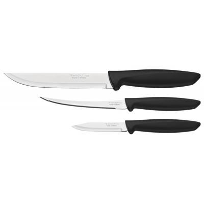 Набор ножей Tramontina Plenus 3шт Black (23498/013) Винница - изображение 2