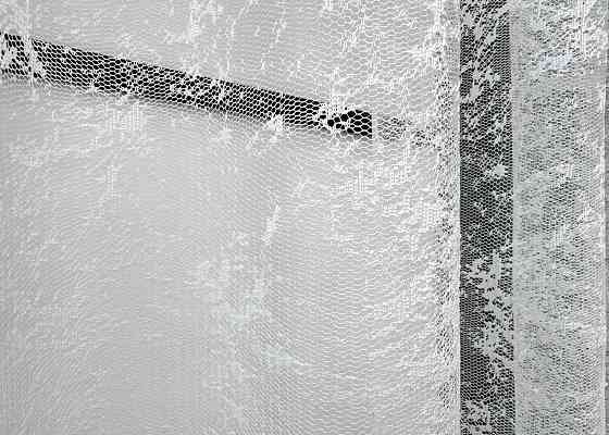 Тюль жаккард VR-Textil Мрамор № 1598т Арка на кухню цвет белый 300х150 см (53-0022) Киев