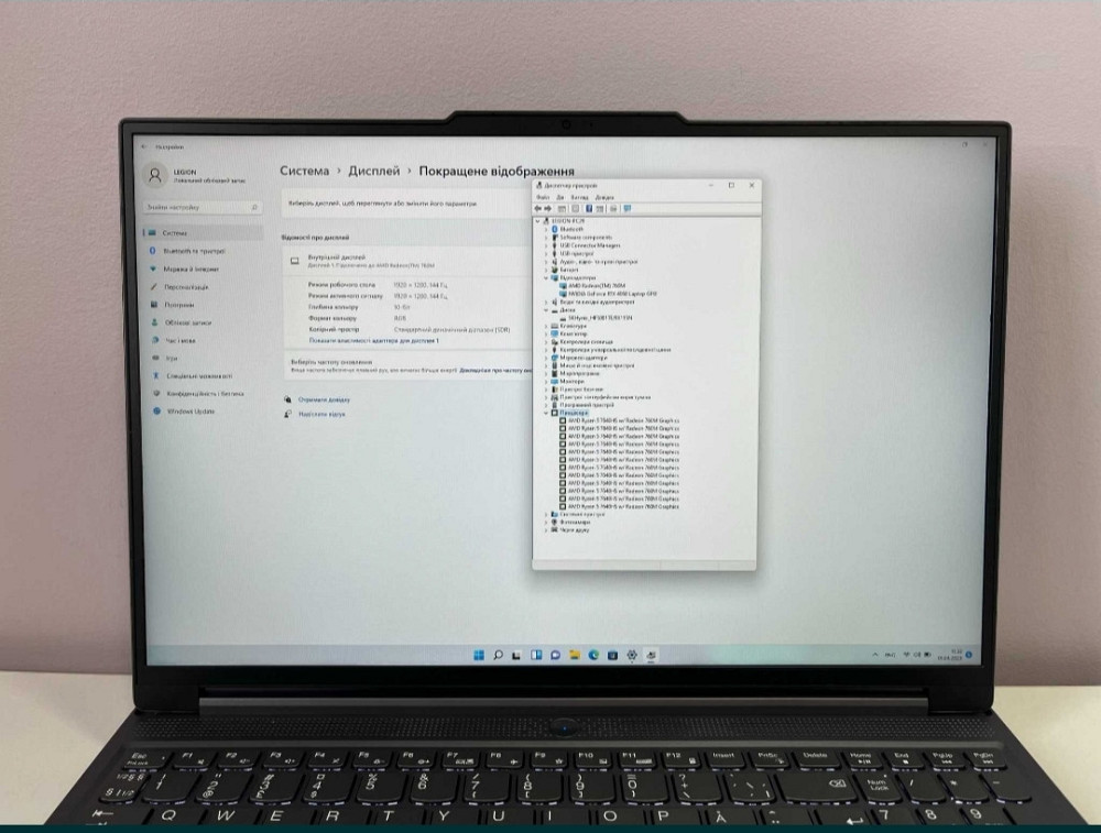 Новый Legion Slim 5 RTX 4060 8 Gb Ryzen 5 7640HS 16