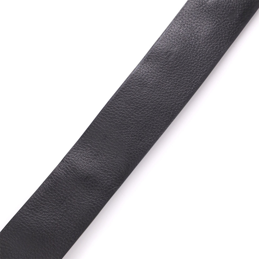 Ремень мужской CROCODILE LEATHER 18008 из натуральной кожи крокодила Черный Киев - изображение 9