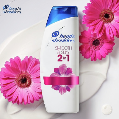 Шампунь Head & Shoulders 2 в 1 Против перхоти Гладкие и шелковистые 330 мл (8700216304856) Винница - изображение 7