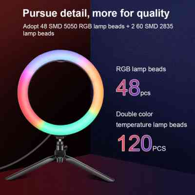 Набір блогера Puluz Ring USB LED lamp PKT3082B 10&quot; + table stand (PKT3082B) Вінниця